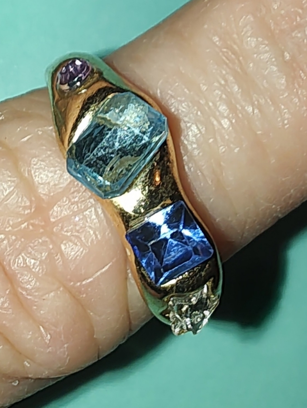 5 NWOT Mystery Metal Costume Bling Rings - Picture 16 of 17